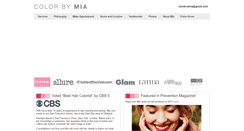Desktop Screenshot of colorbymia.com