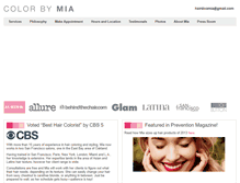 Tablet Screenshot of colorbymia.com